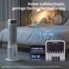 Draagbare Luchtkoeler, 3 in 1 Verdampingsluchtkoeler Met 9 liter Watertank, 48° Oscillatie, 3 Snelheden, 3 Modi, Wit