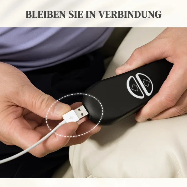 Elektrische Relaxstoel Met Opsta hulp, Massage, Verwarming, USB aansluitingen, PU, Crème