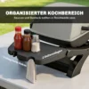 Elektrische Tafelgrill 2300W 23x71 Cm Draagbaar Elektrogrill Met Anti aanbaklaag Grillroosters Vetopvangbak