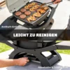 Elektrische Tafelgrill 2300W 23x71 Cm Draagbaar Elektrogrill Met Anti aanbaklaag Grillroosters Vetopvangbak