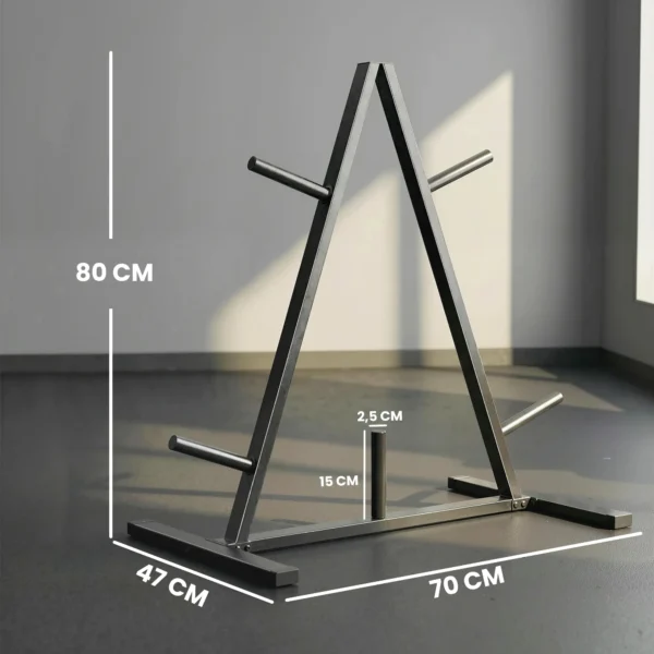 Gewichtsstandaard Voor 2,5 Cm Gewichtsschijven, 200 Kg Capaciteit, Gewichtsstandaard