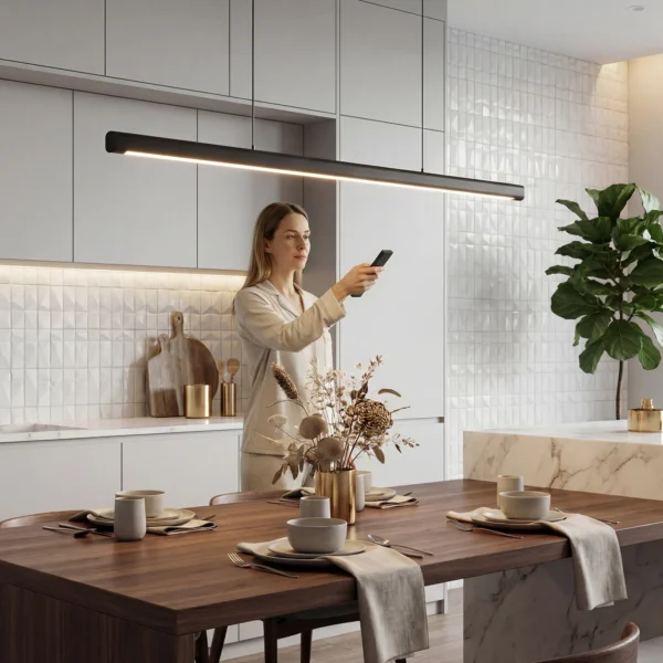 Hanglamp Met Afstandsbediening En Geheugenfunctie, Dimbaar Met Instelbare Kleurtemperaturen