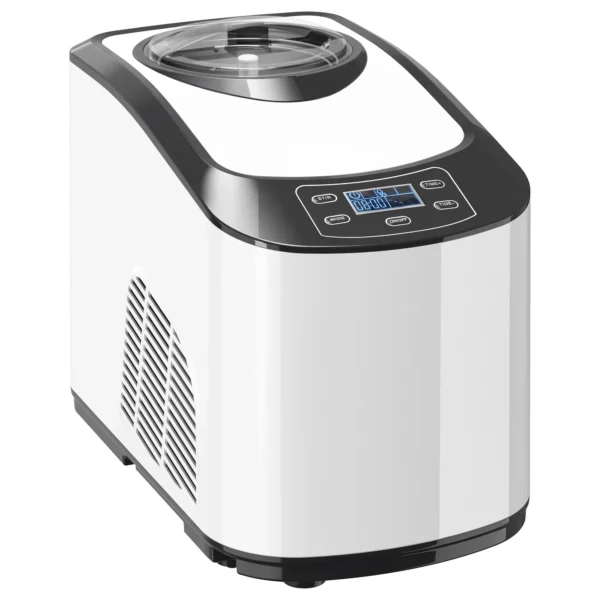 IJsmachine Zonder Voorvriezen Met Ingebouwde Compressor, 1,5L, Wit