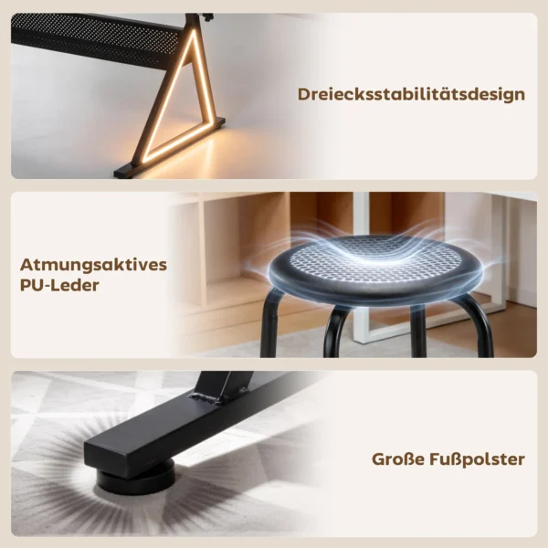 In Hoogte Verstelbare Tekentafel, Werktafel Met Kruk En Laden, Wit