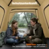 Instant Pop Up Tent Met Regenbescherming, Waterdicht Koepeltent Voor 2 3 Personen Met 2 Deuren 2 Ramen 240x240x160 Cm Khaki