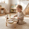 Kinder Drumstel 4 in 1 Montessori Muziekinstrumenten Set Met Trommels Xylofoon Slagwerk Voor Kinderen Vanaf 2 Jaar