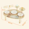 Kinder Drumstel 4 in 1 Montessori Muziekinstrumenten Set Met Trommels Xylofoon Slagwerk Voor Kinderen Vanaf 2 Jaar