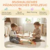 Kinder Drumstel 4 in 1 Montessori Muziekinstrumenten Set Met Trommels Xylofoon Slagwerk Voor Kinderen Vanaf 2 Jaar