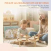 Kinder Drumstel 4 in 1 Montessori Muziekinstrumenten Set Met Trommels Xylofoon Slagwerk Voor Kinderen Vanaf 2 Jaar