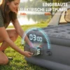 Luchtmatras Voor 1 Persoon, Zelfopblazend Luchtbed Met Ingebouwde Elektrische Pomp In 3 Minuten, Beflokte Oppervlakte