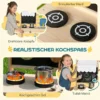 Matschküche Kinder Outdoor, Houten Speelkeuken Met Echte Kraan, Spoelbak, Fornuis, Opbergvak, Watertank, Natuurhout