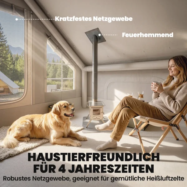 Opblaasbare Tent 5 8 Personen Snelle Opbouw 5000 Mm Waterdicht & Winddicht Met Luchtpomp Schoorsteenopening Dakraam