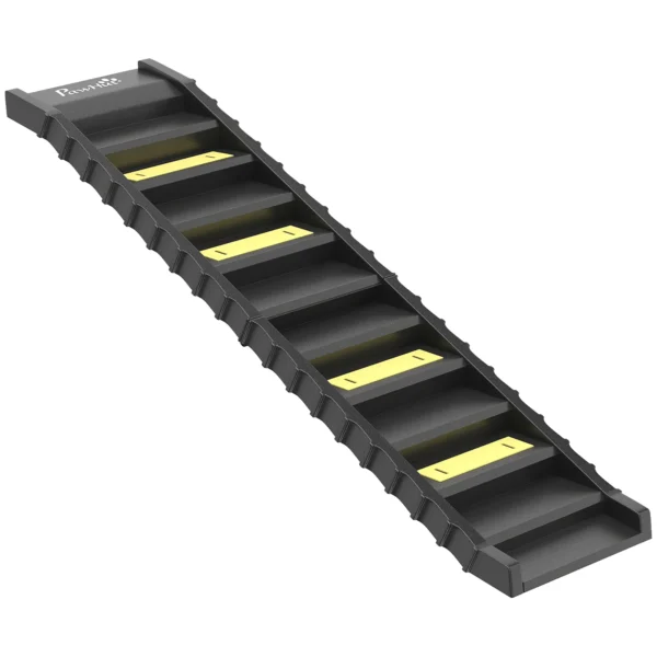 Opvouwbare Hondenloopplank Hondentrap Auto & SUV Antislip Hondenautoloopplank Voor Grote & Kleine Dieren Tot 68 Kg 154x40cm Zwart