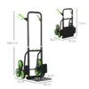 Opvouwbare Traploper Steekwagen Transportkar Met Stalen Frame Max. 120kg
