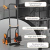 Opvouwbare Traploper Steekwagen Transportkar Met Stalen Frame Max. 120kg
