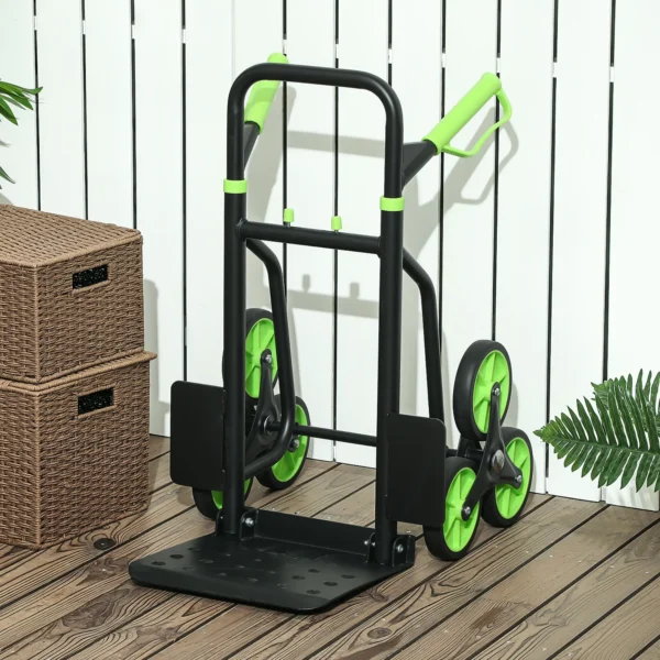 Opvouwbare Traploper Steekwagen Transportkar Met Stalen Frame Max. 120kg