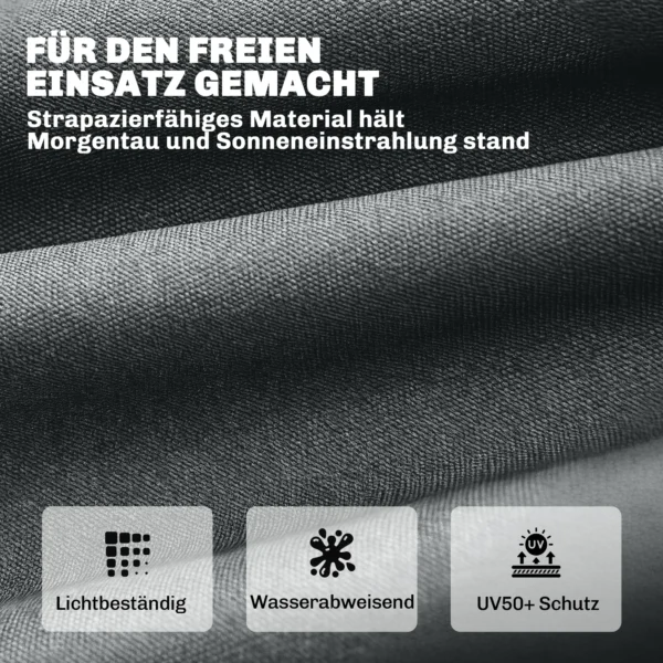 Palletkussen Afneembaar Zitkussen Met Bevestigingsbanden Palletkussen Voor De Meeste Ligstoelen 198x65x13cm Donkergrijs