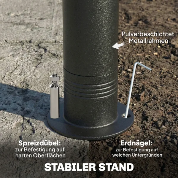 Paviljoen 3x3m Waterafstotend Stabiel Winterbestendig Tuinpaviljoen Met Intrekbare Bovenframe Dubbeldak Donkergrijs