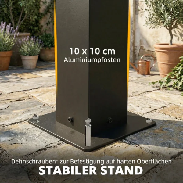 Pergola 3x3 M Aluminium Terrasoverkapping Met LED verlichting Afstandsbediening Verstelbaar Lamellendak