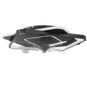 Plafondventilator Met Licht En Afstandsbediening, LED plafondventilator Met 6 Snelheden, 3 Kleurtemperaturen