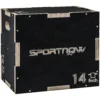 Plyo Box/Springdoos, Robuust, 40,5 X 35,5 X 30,5 Cm, Zwart, Handvat 10x3,5 Cm, Tot 120 Kg