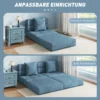 Slaapstoel Relaxstoel Logeerbed. Afneembare Hoes, 70 Cm X 70 Cm X 61 Cm, Donkerblauw