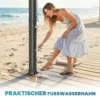 Solardouche 40L Tuindouche Met Handdouche Hoofddouche Waterkraan, Instelbare Temperatuur