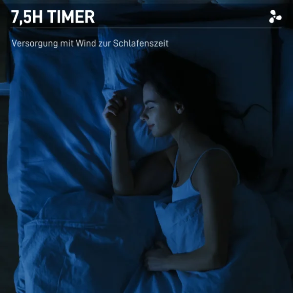 Staande Ventilator Met Luchtbevochtiging, Stil, Mobiel, Afstandsbediening, Zwart