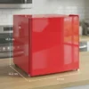Tafelvriezer Met Een Capaciteit Van 35 Liter, Kleine Vriezer Met Omkeerbare Deur, Rood