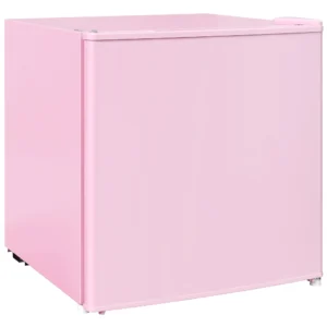 Tafelvriezer Met Een Capaciteit Van 35 Liter, Kleine Vriezer Met Omkeerbare Deur, Roze