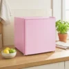 Tafelvriezer Met Een Capaciteit Van 35 Liter, Kleine Vriezer Met Omkeerbare Deur, Roze