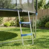 Trampoline Ladder 32/63 Cm 2 Treden Instapladder Trampoline Ladder Tot 150 Kg Met Verzinkt Stalen Frame Blauw