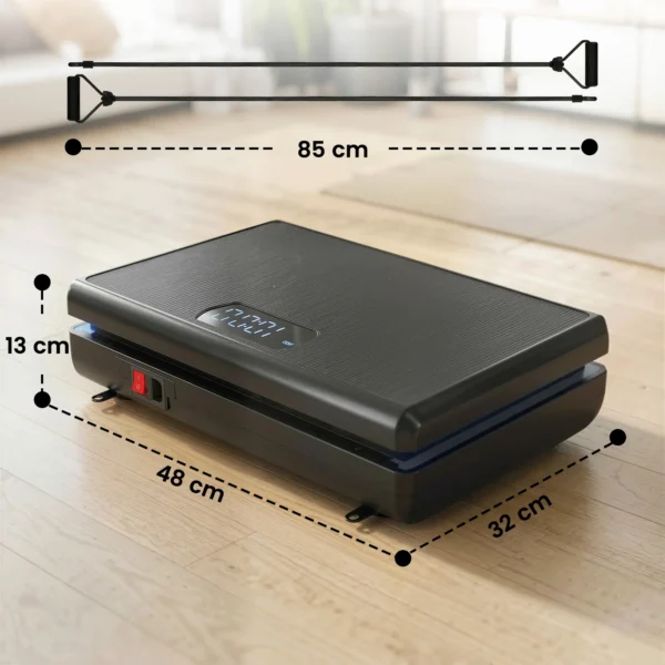 Trilplaat Met 120 Intensiteitsniveaus, 5 Voorgeprogrammeerde LED lampjes, Weerstandsbanden, Antislip