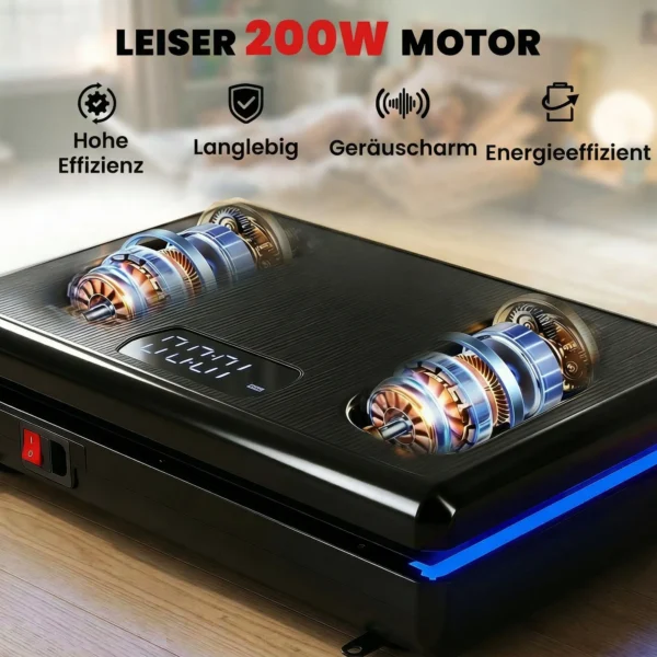 Trilplaat Met 120 Intensiteitsniveaus, 5 Voorgeprogrammeerde LED lampjes, Weerstandsbanden, Antislip