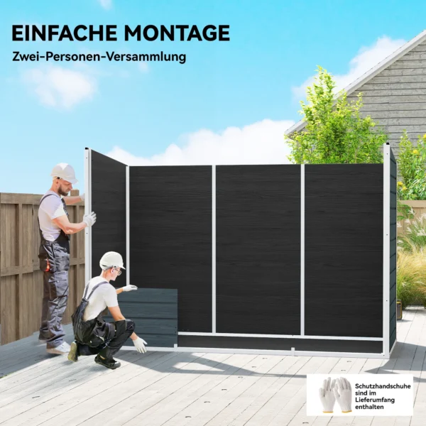 Tuinhuis 3,2m², Tuinschuur Met Zadeldak, 303x123x197cm Met Raam Afsluitbare Deur Ventilatieopening Vloer