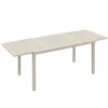 Uitschuifbare Tuintafel 150/225 X 85 Cm Aluminium Eettafel Voor 6 8 Personen, Rechthoekig Lamellenlook