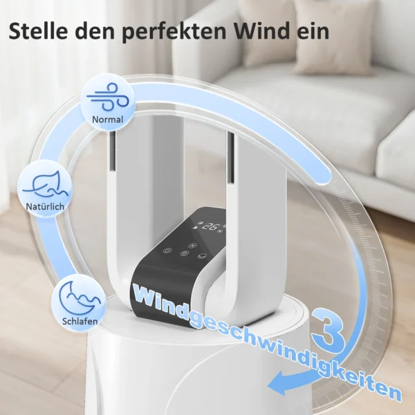 Verdampingsluchtkoeler Met Afstandsbediening, 15 uurs Timer, Koelblok Voor Thuis En Kantoor, Wit