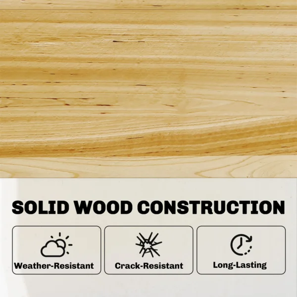 Verhoogde Houten Plantenbak Met Vroegbeetopzetstuk, Opklapbare Deksel, Rek, Vliesstof, Ergonomisch