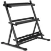 Verstelbare Drielaagse Dumbbell Stand Max. 200kg Antislip Korte Dumbbell Stand Met Verstelbare Stangen