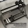 Verstelbare Drielaagse Dumbbell Stand Max. 200kg Antislip Korte Dumbbell Stand Met Verstelbare Stangen