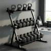 Verstelbare Drielaagse Dumbbell Stand Max. 200kg Antislip Korte Dumbbell Stand Met Verstelbare Stangen