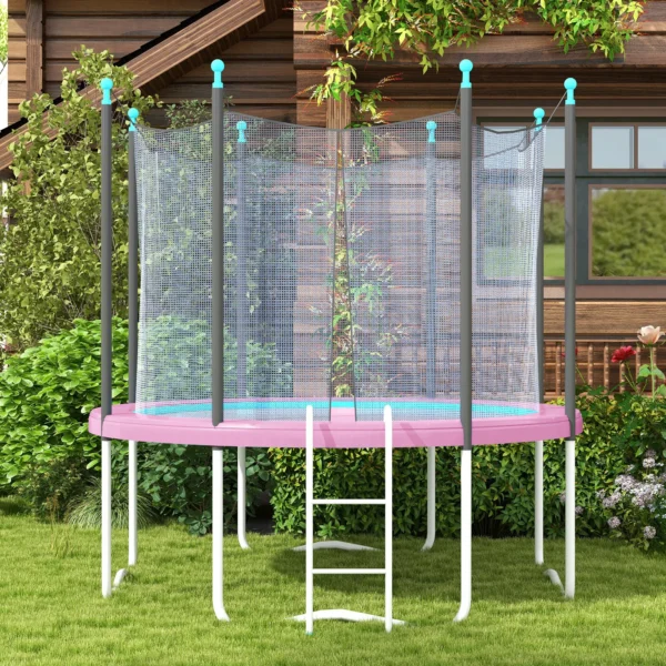 Vervangende Randafdekking Voor Trampoline, Waterdicht, Scheurbestendig, Ø244 Cm, Roze