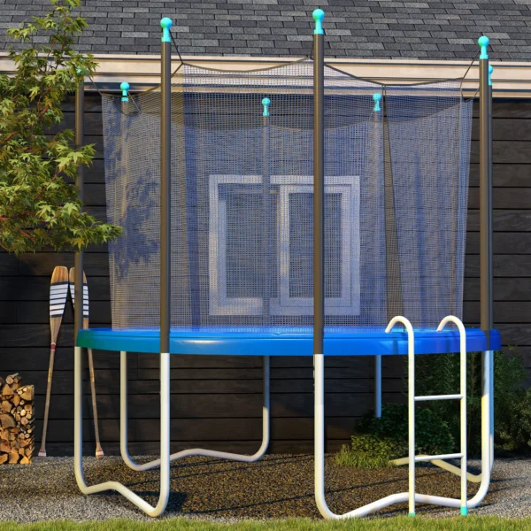 Vervangende Randafdekking Voor Trampoline, Waterdicht, Scheurbestendig, Ø366 Cm, Blauw