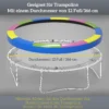 Vervangende Randafdekking Voor Trampoline, Waterdicht, Scheurbestendig, Ø366 Cm, Kleurrijk