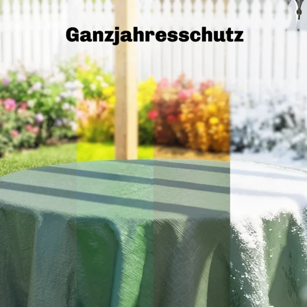 Waterdichte Afdekzeil 4 X 6 M 90g/m² Geweven Zeil Scheurbestendig UV stabiel Met Versterkte Ogen UV stabiel Groen