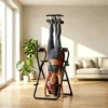 3 in 1 Inversiebank Inversietafel Met 3 Inversiehoeken Push up & Pull up Bars Hoofdsteun