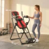 3 in 1 Inversiebank Inversietafel Met 3 Inversiehoeken Push up & Pull up Bars Hoofdsteun