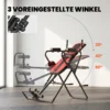 3 in 1 Inversiebank Inversietafel Met 3 Inversiehoeken Push up & Pull up Bars Hoofdsteun
