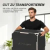 3 in 1 Plyo Box, Sprungbox Met Handvatopeningen, Voor Thuisfitness En Outdoor Workouts, 3 Spronghoogtes, Hout, Zwart