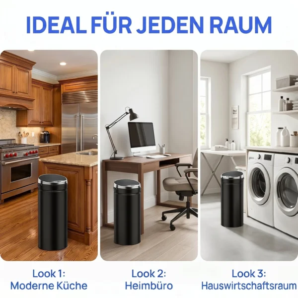 50 L Sensor Vuilnisbak, Automatische Afvalbak, Roestvrij Keukenemmer Met Infraroodsensor, Voor Keuken, Eetkamer